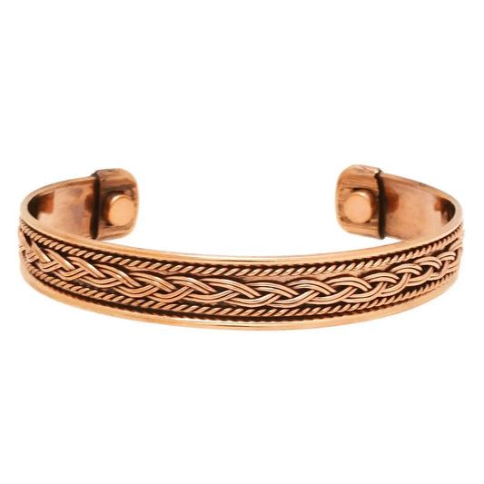 Pure Copper Magnetic Bracelet Arthritis Pain Therapy