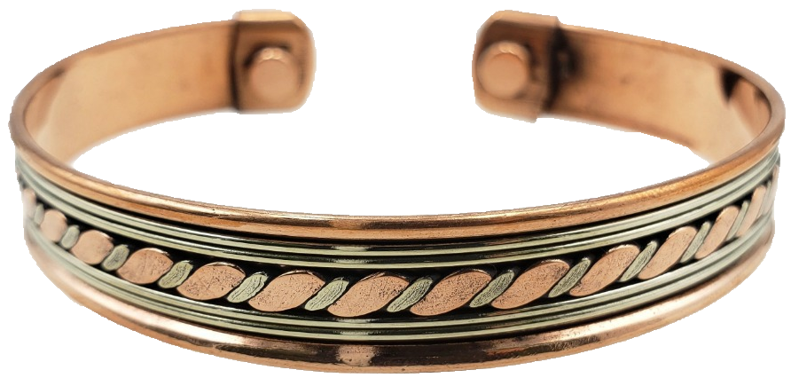 Pure Copper Magnetic Bracelet Arthritis Pain Therapy