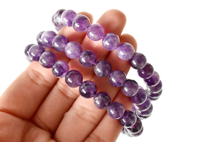 Amethyst Bracelet | Bulk Crystals Bracelet | Beads Jewelry