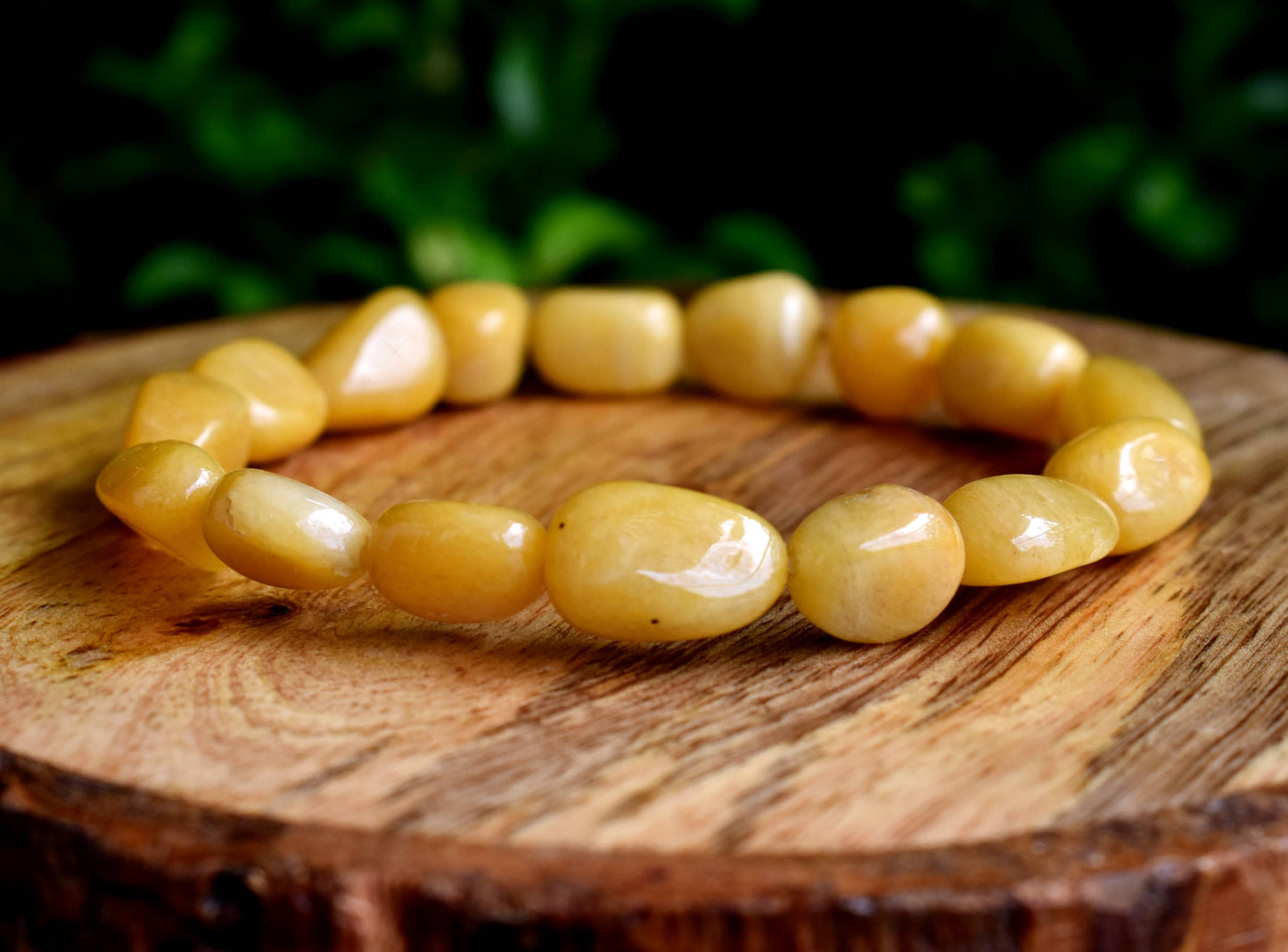 Yellow Aventurine Nugget Bracelet ~ Crystal Nuggets Jewelry