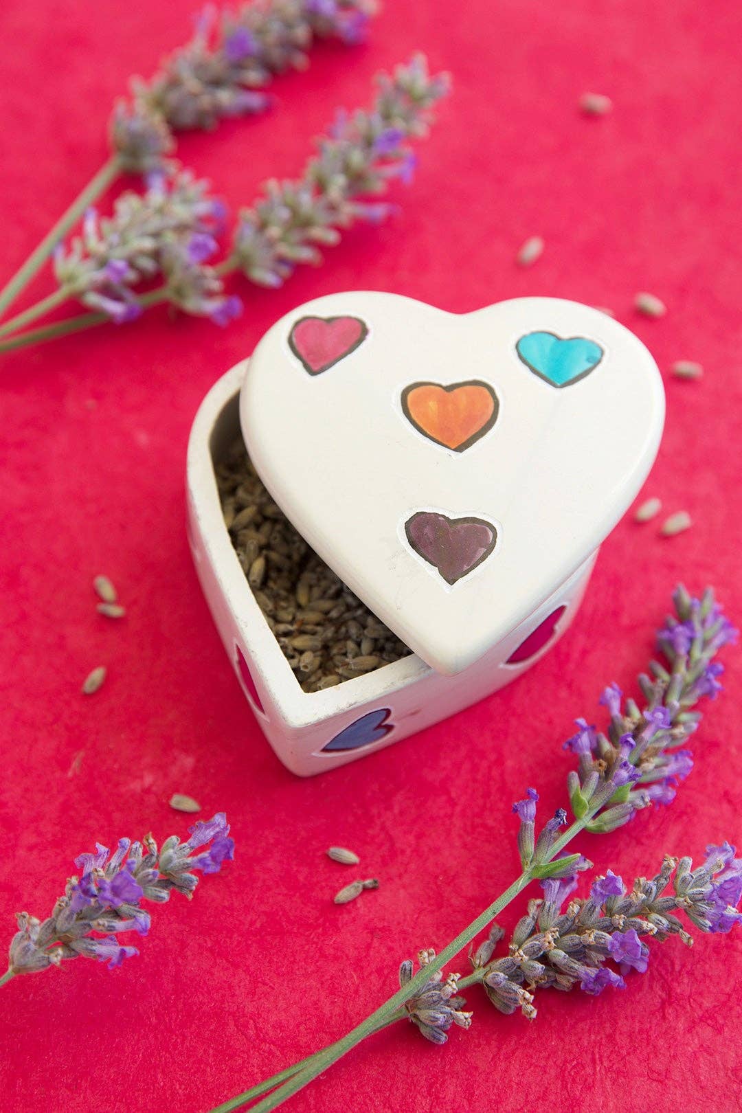 Kenyan Soapstone Love is Love Heart Box