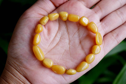 Yellow Aventurine Nugget Bracelet ~ Crystal Nuggets Jewelry