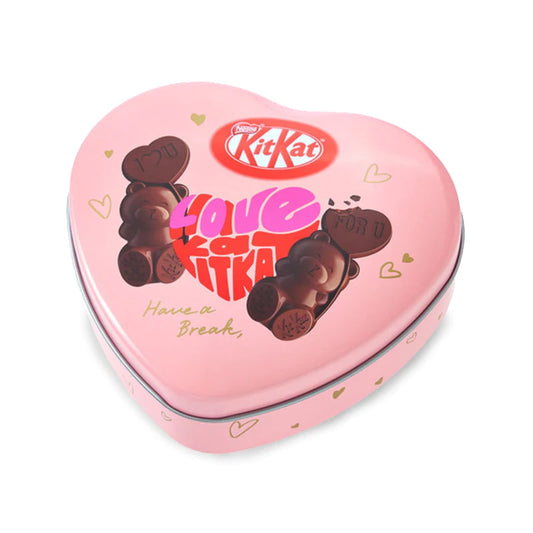 [100% Japan Import Original]Nestlé Japan KitKat Heartful Bear Heart Can (7 pieces)
