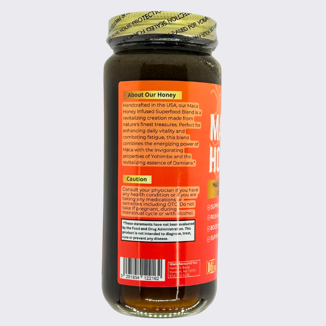 Maca Honey 16oz