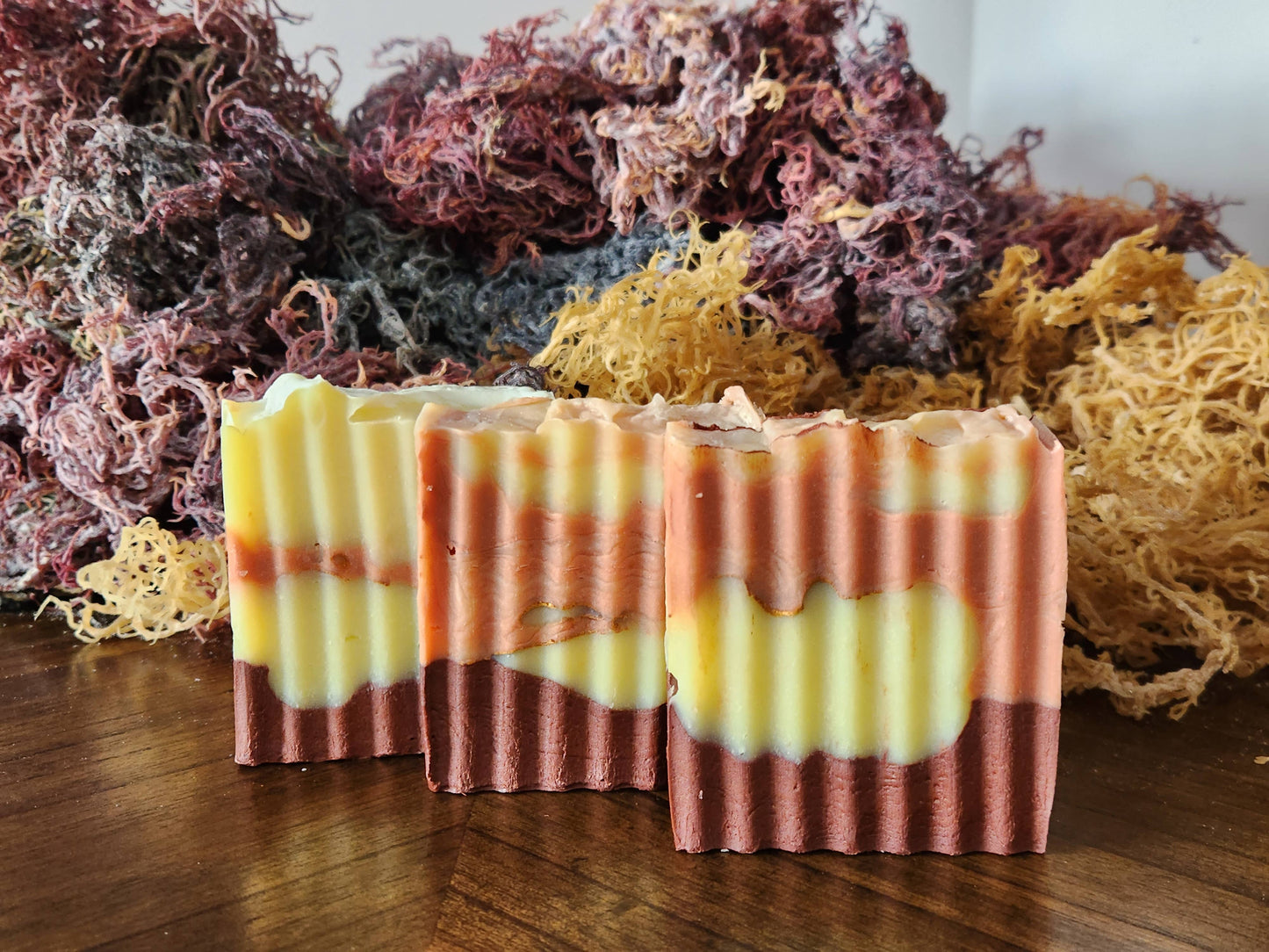 Sea Moss & Organic Extra Virgin Oil & Turmeric Bar Soap