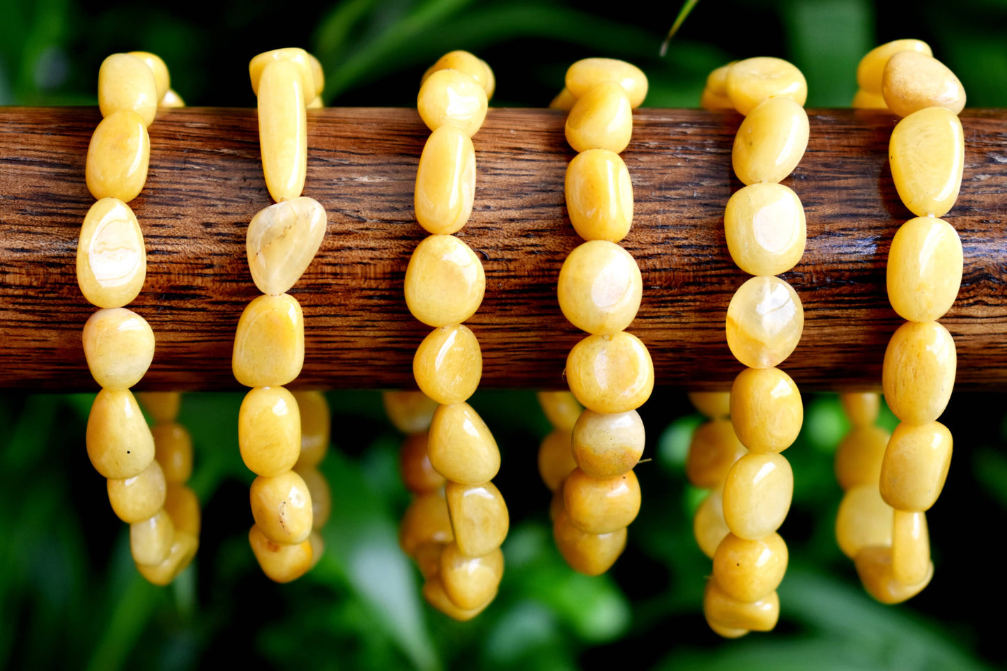 Yellow Aventurine Nugget Bracelet ~ Crystal Nuggets Jewelry