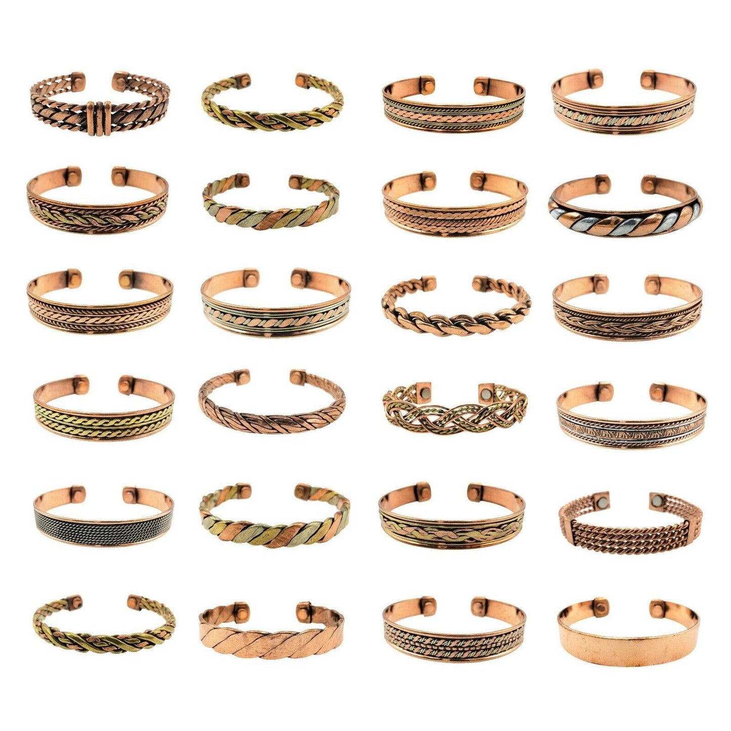 Pure Copper Magnetic Bracelet Arthritis Pain Therapy